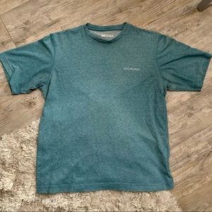 Men’s Columbia Teal Short Sleeve Tee